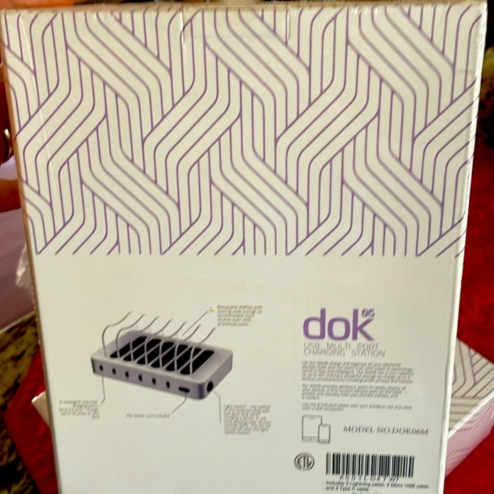 DOK Hercules Tuff Charging Dock For Multiple Devices.NWT